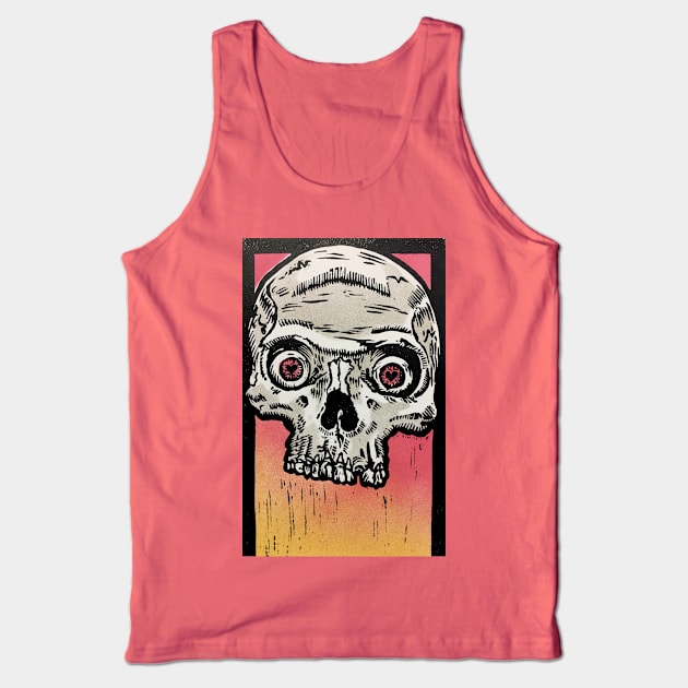 live laugh love skull design Tank Top by charlesstat3